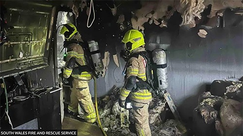 E-bike battery warning after fire guts home