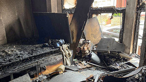 Warning after e-bike battery causes house fire
